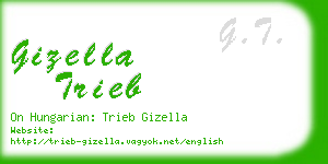 gizella trieb business card